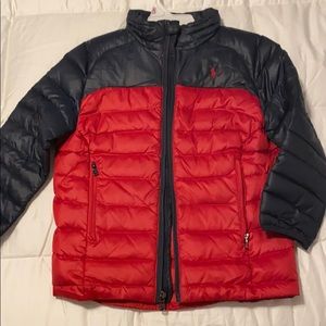 Boys Polo packable down coat size 6